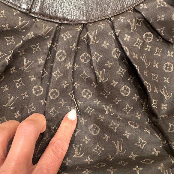 Louis Vuitton Hobo Croissant Moon Sling Bag - Brown Monogram Logo Cross Body - Picture 8 of 10